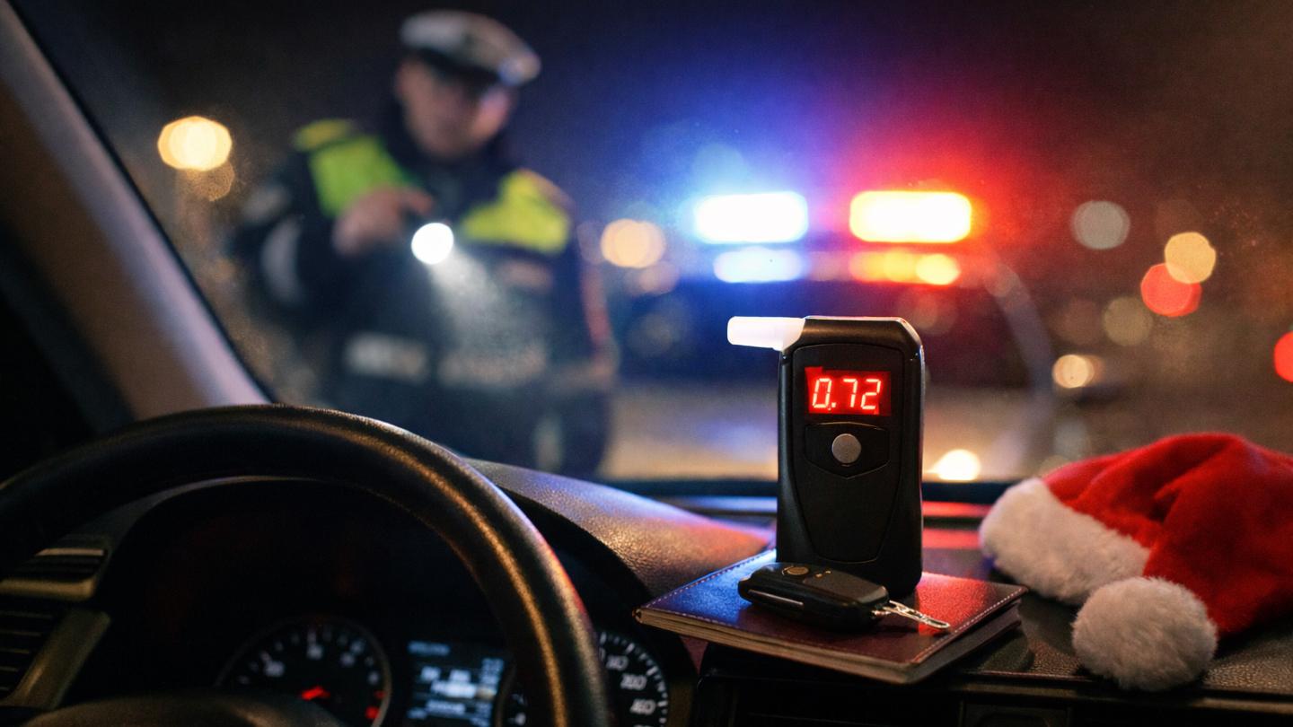 Когда можно сесть за руль после новогоднего застолья: главные ошибки водителей
