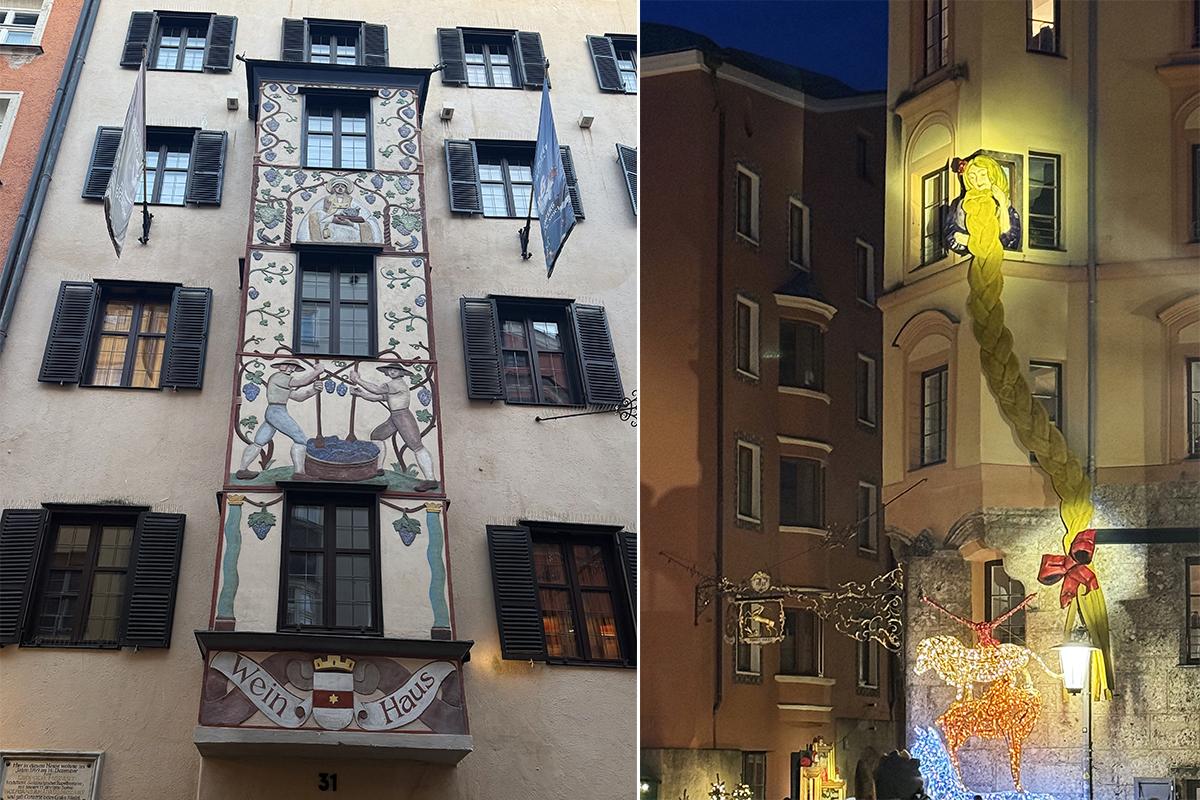 Роспись на домах Инсбрук