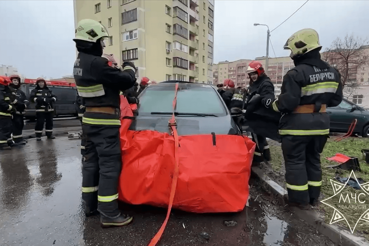 Возгорание электромобиля
