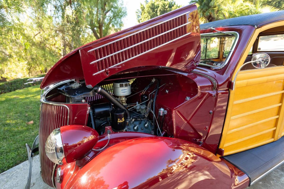 Начинка под капотом Ford Woodie Wagon 1936
