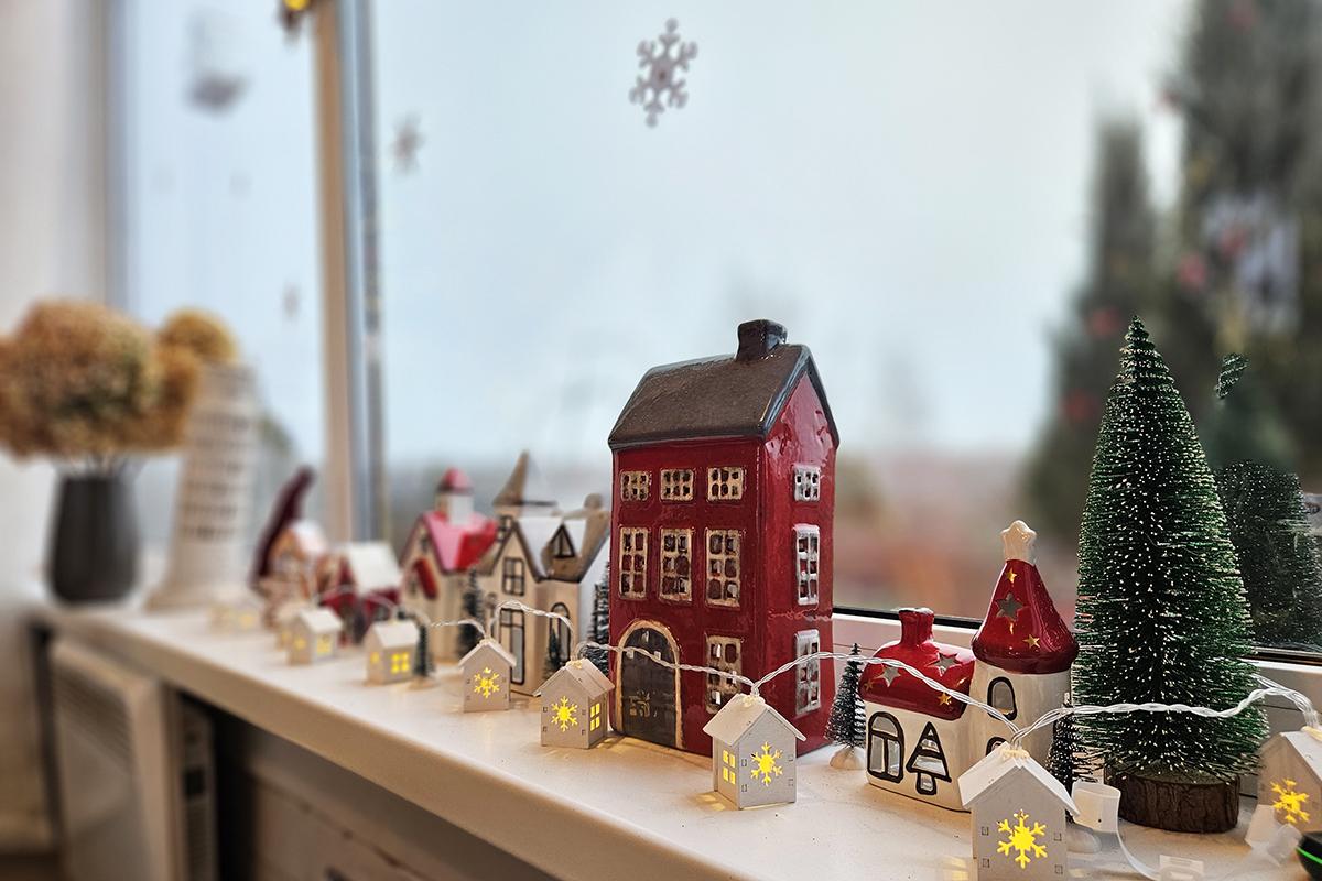 Украшение дома к новому году