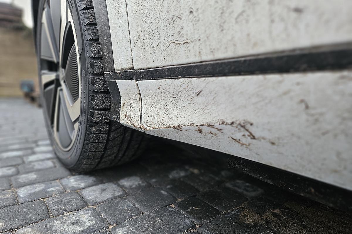 Отсутствие брызговиков на китайских авто