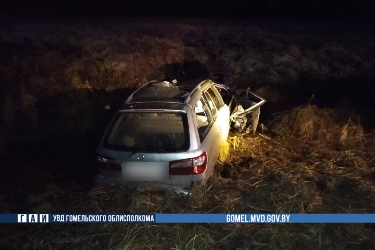 Пострадавшая в ДТП Mazda