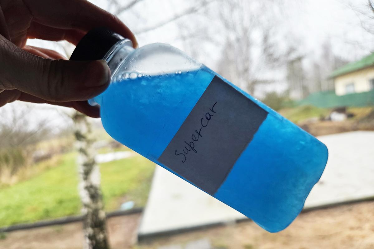 Образец незамерзайки Supercar –15˚С