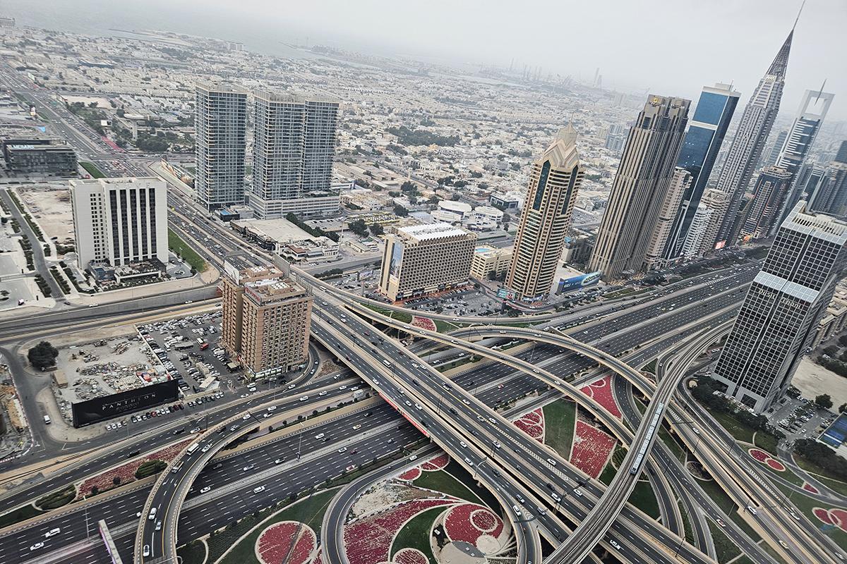 Дорожные развязки в Дубае
