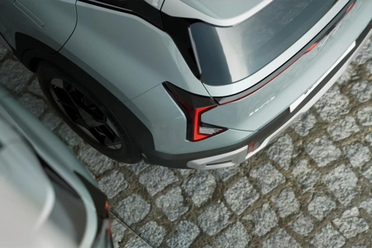 кроссовер Kia вид сзади