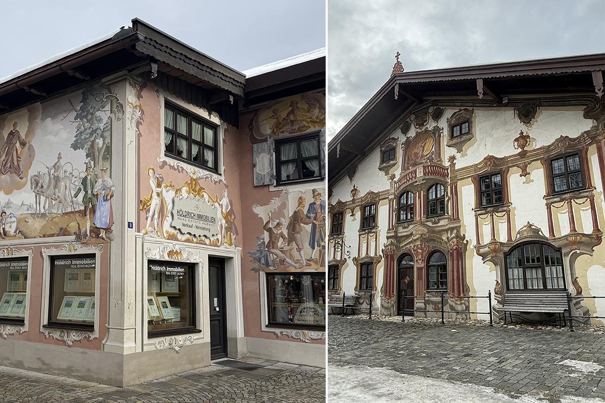 Расписные дома в Оберамергау