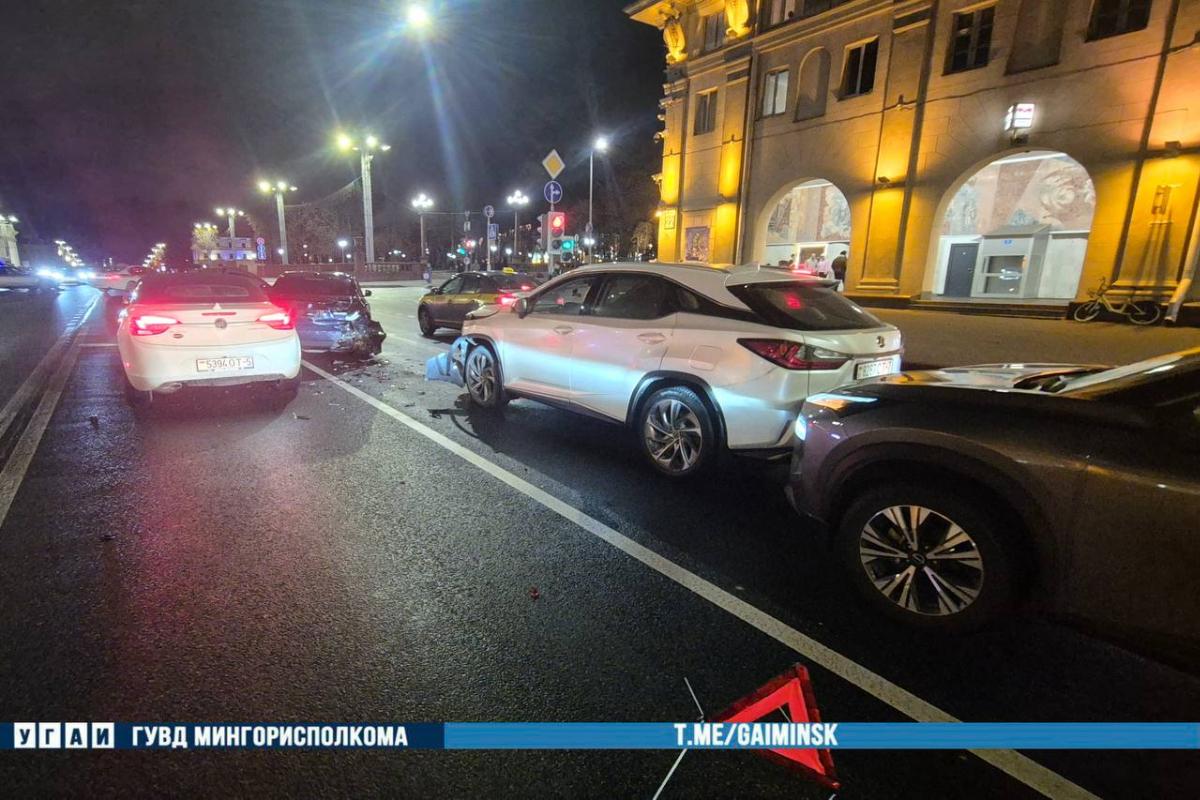 ДТП с 5 авто на Независимости