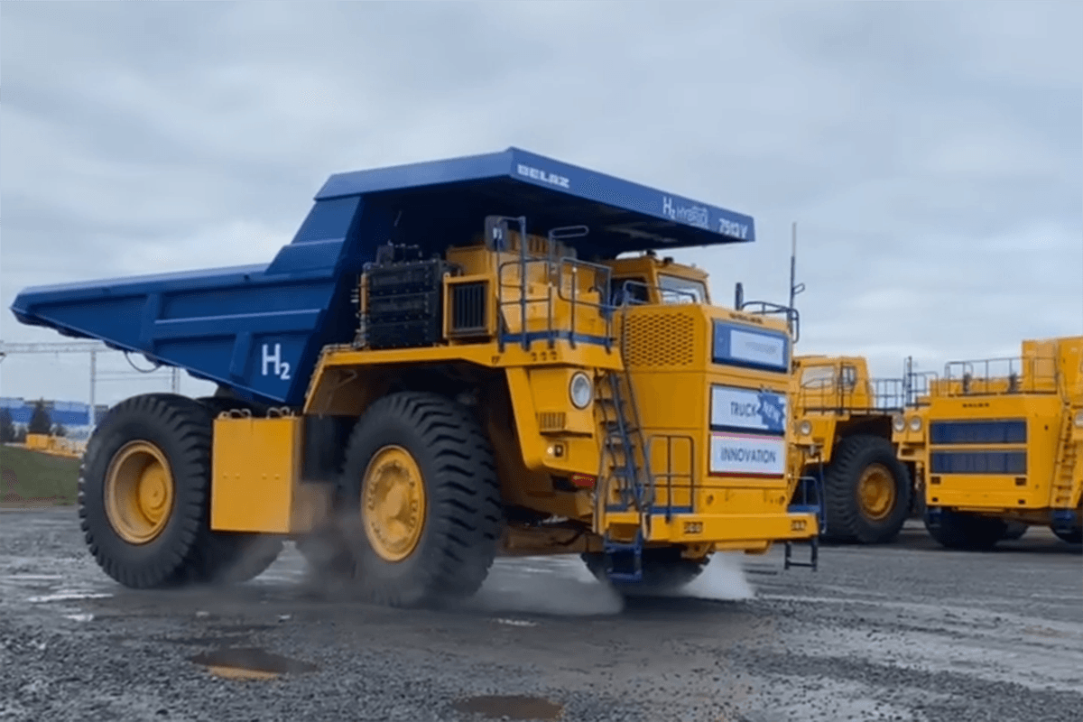 БЕЛАЗ на полигоне