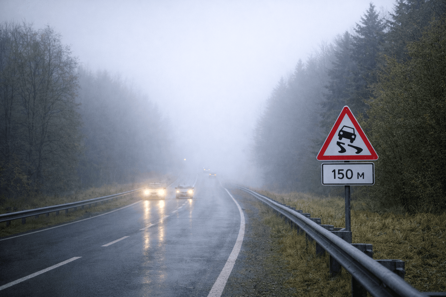 Туманная дорога