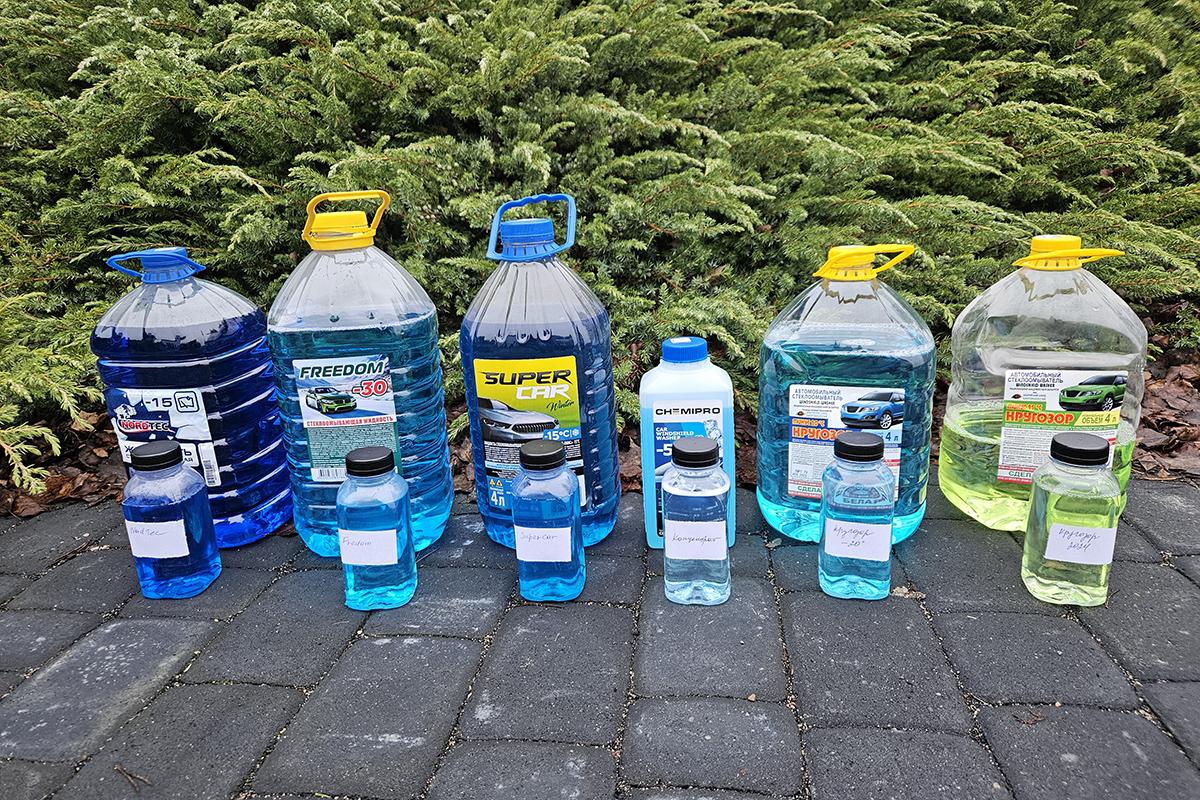 При какой температуре замерзают незамерзайки