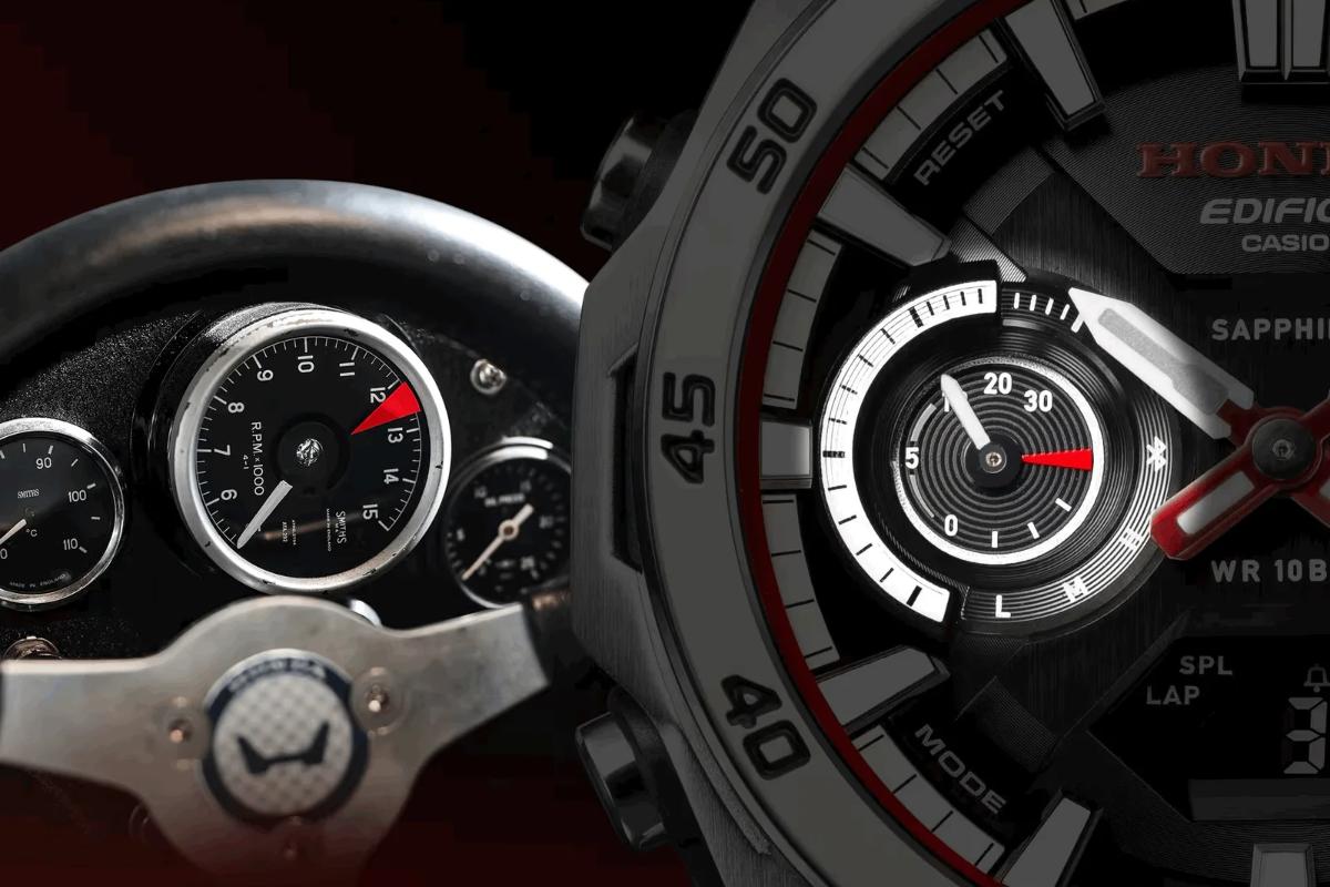 «Утопленный» циферблат выполняет функцию таймера