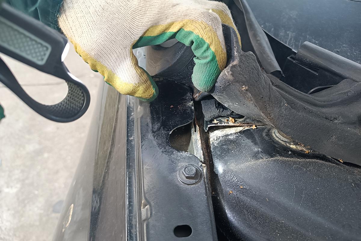 Дефект антикоррозийной обработки