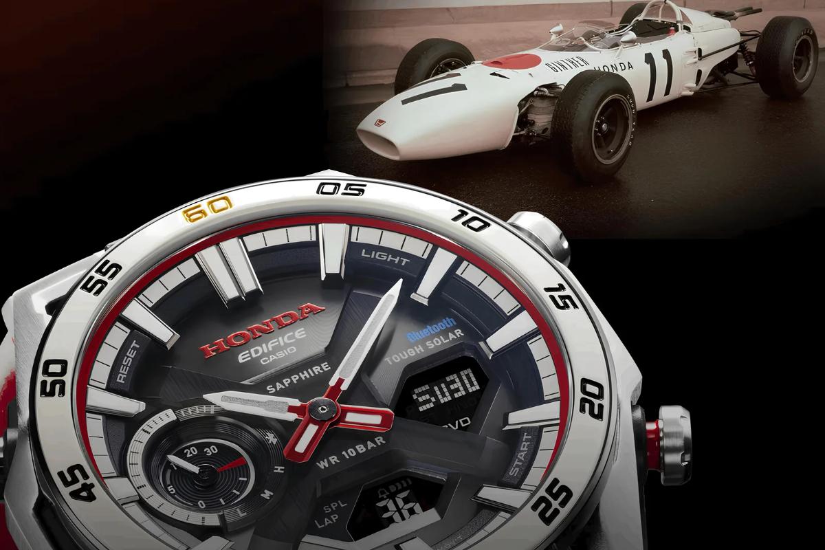 Casio выпустила часы в честь первой победы Honda в «Формуле-1»