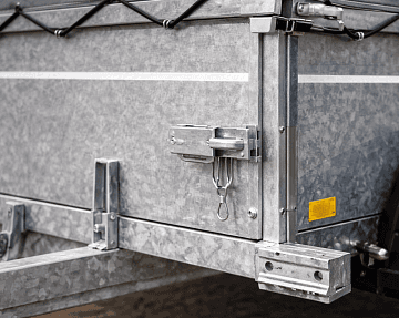 Прицеп для автомобиля Викинг 1322 борт 370мм с тентом с каркасом 700мм Арт. 1322.2.2 - фото 5