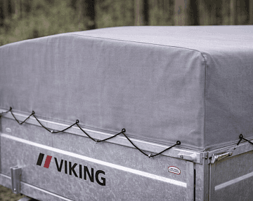 Прицеп для автомобиля Викинг 1322 борт 370мм с тентом с каркасом 700мм Арт. 1322.2.2 - фото 4